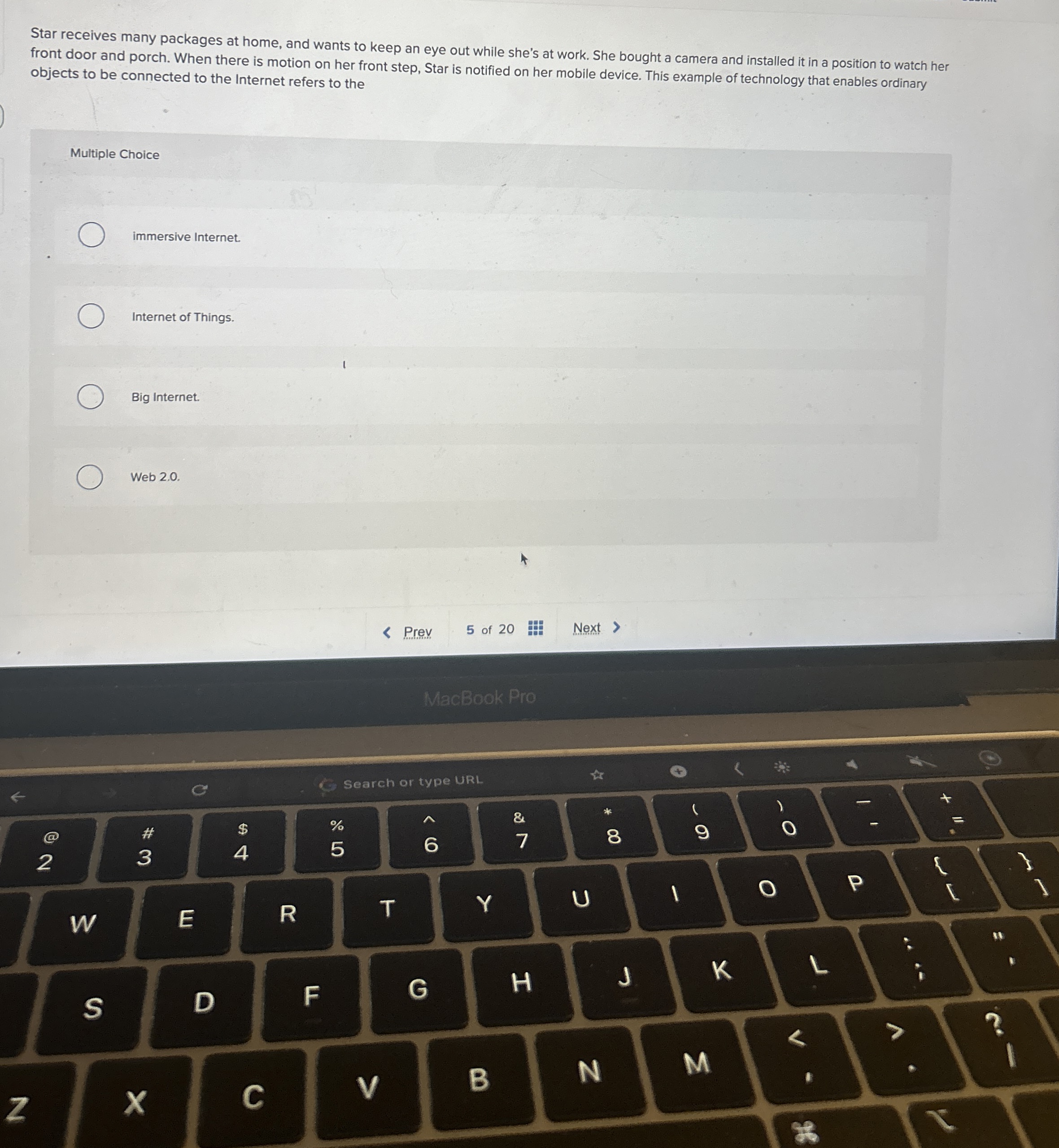 Star receives many packages at home, and wants to