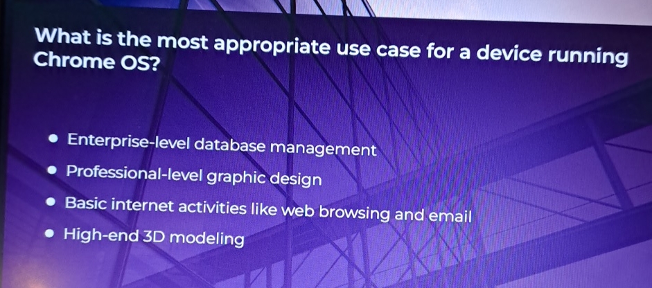 What is the most appropriate use case for a