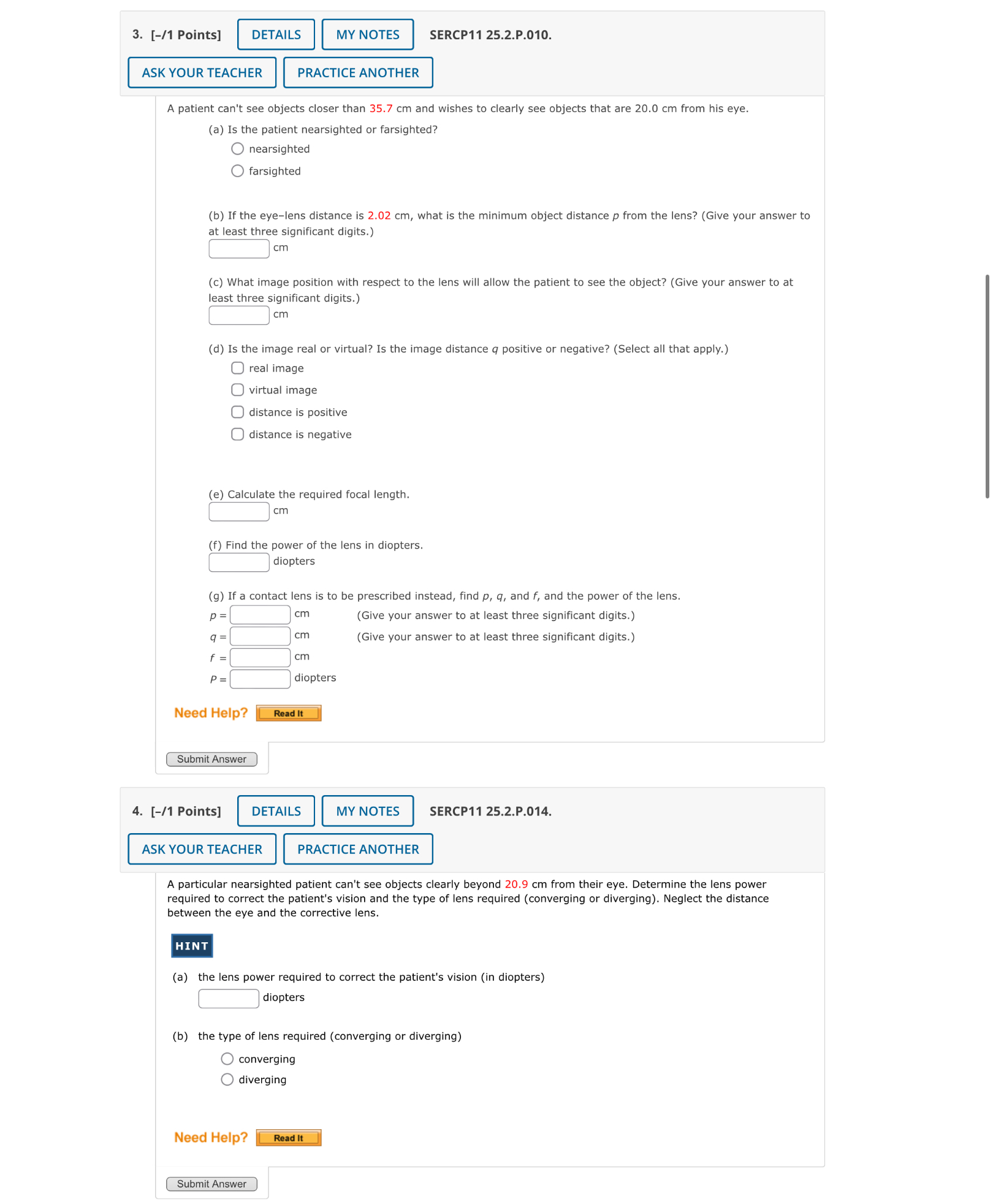 [ - / 1 Points ] SERCP 1 1 2 5 . 2 . P . 0 1 0 .