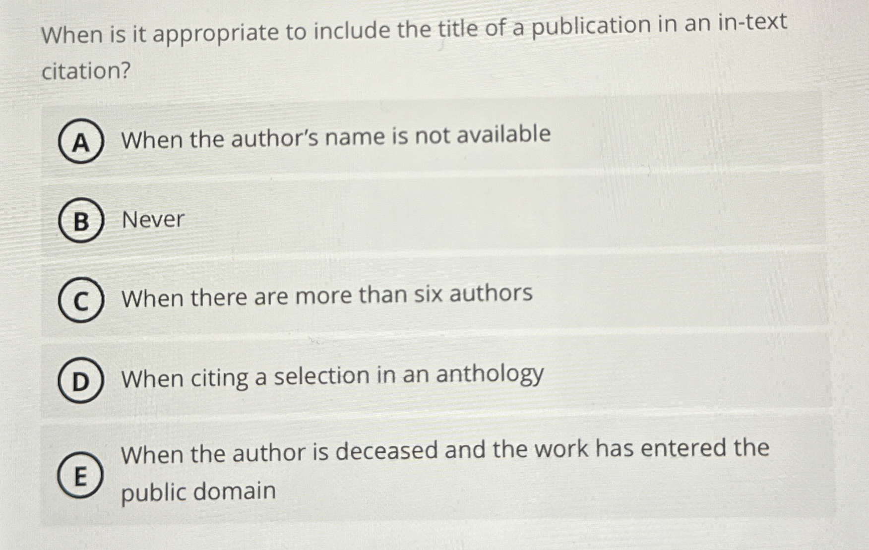 When is it appropriate to include the title of a