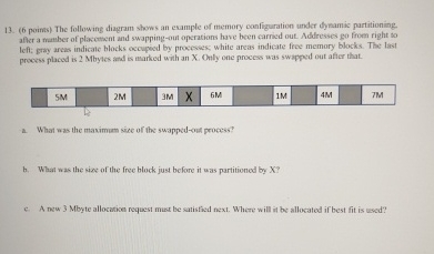 ( 6 poims ) The following diagram shows an