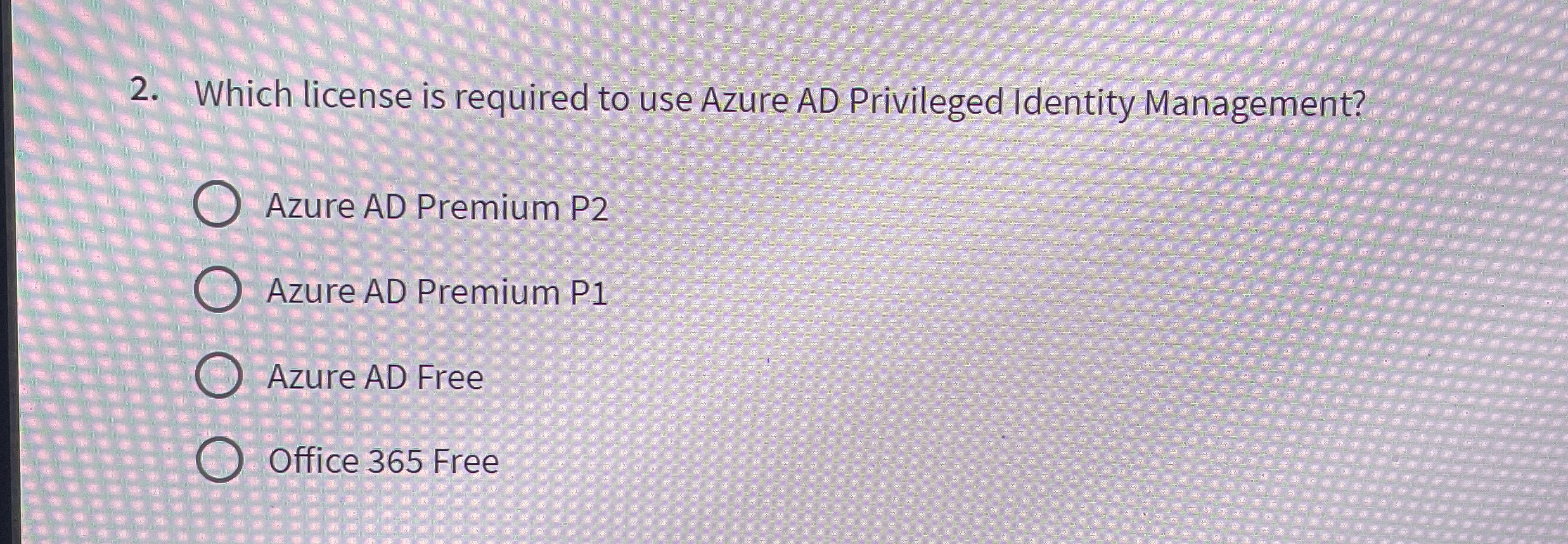Which license is required to use Azure AD