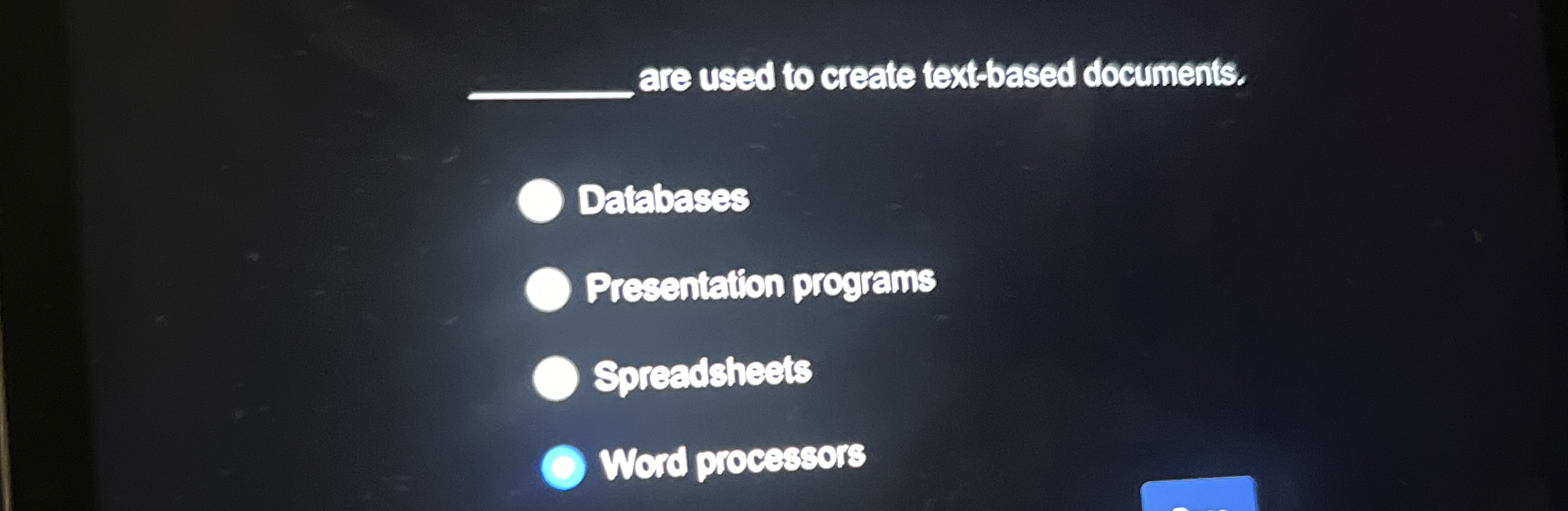 q , are used to create textbased documents.