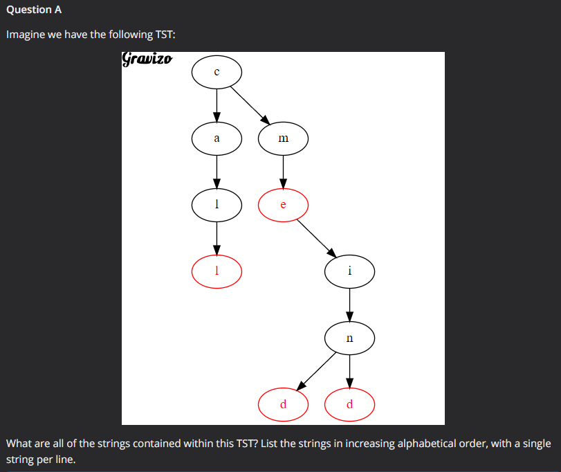 What are all of the strings contained within this