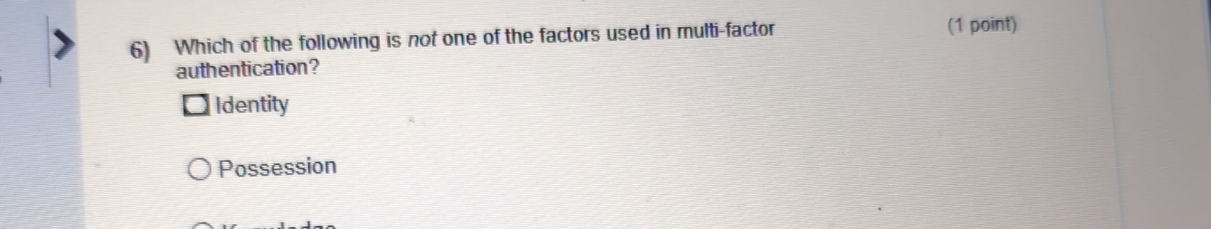 Which of the following is not one of the factors