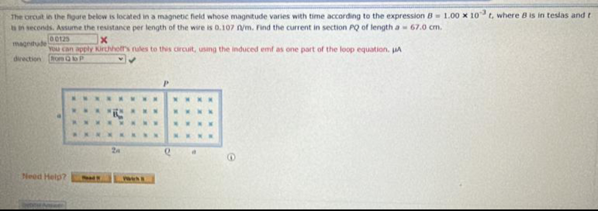 The crouit in the figure below is located in a