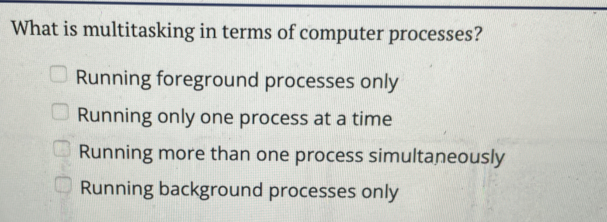 What is multitasking in terms of computer