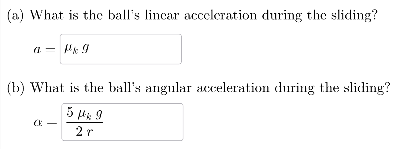 A bowler throws a bowling ball of radius \ ( r \