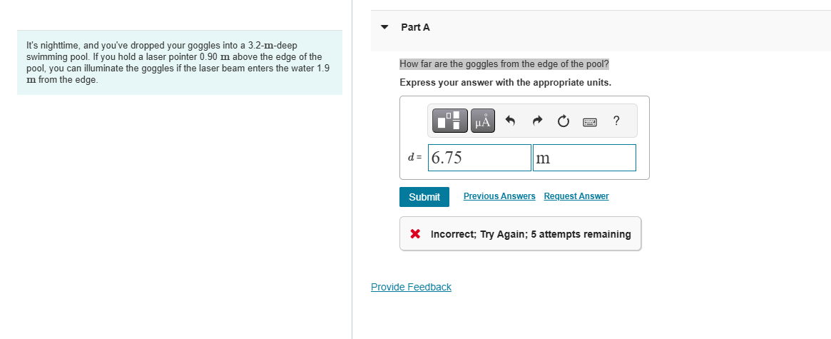 It's nighttime, and you've dropped your goggles