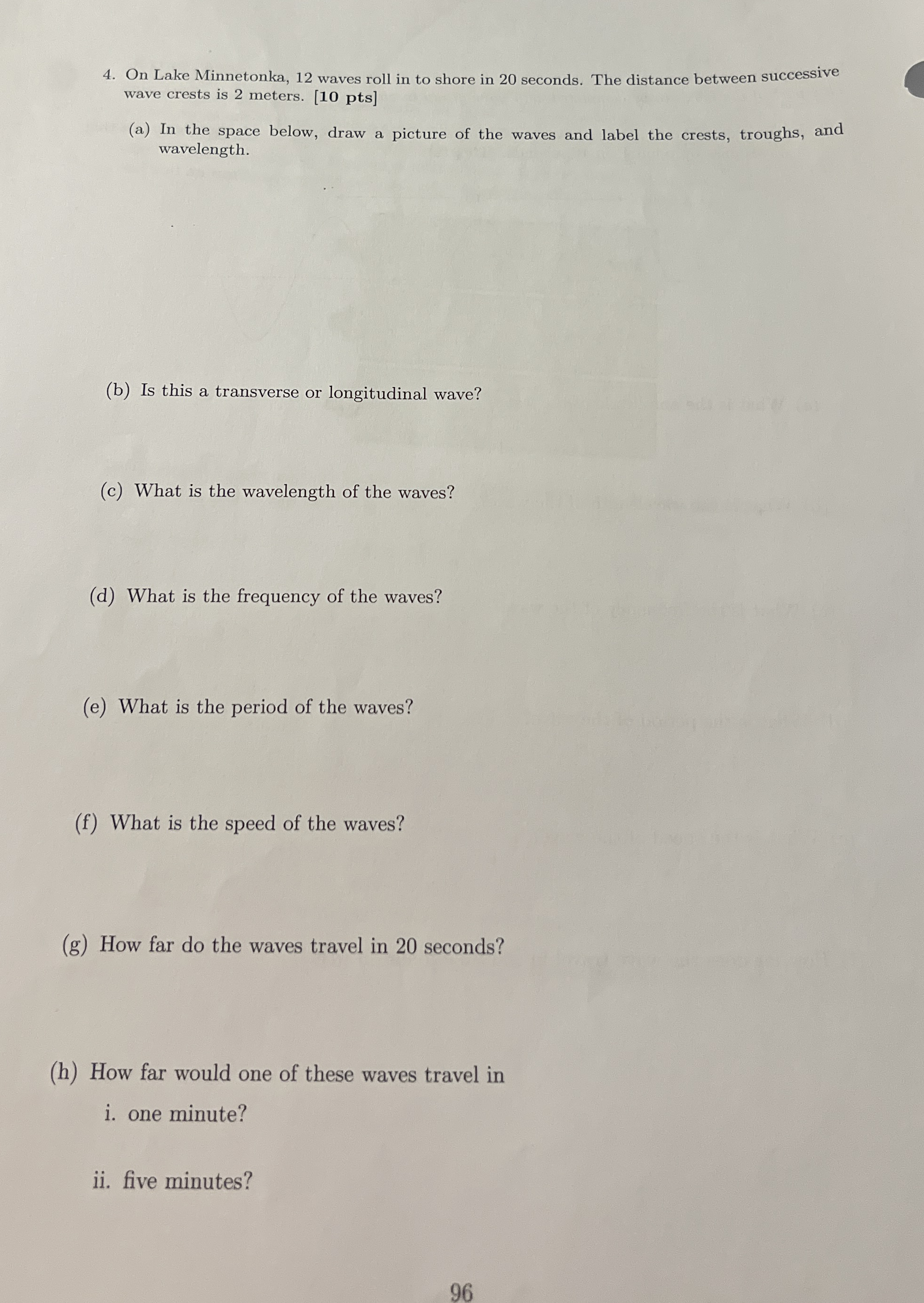 On Lake Minnetonka, 1 2 waves roll in to shore in