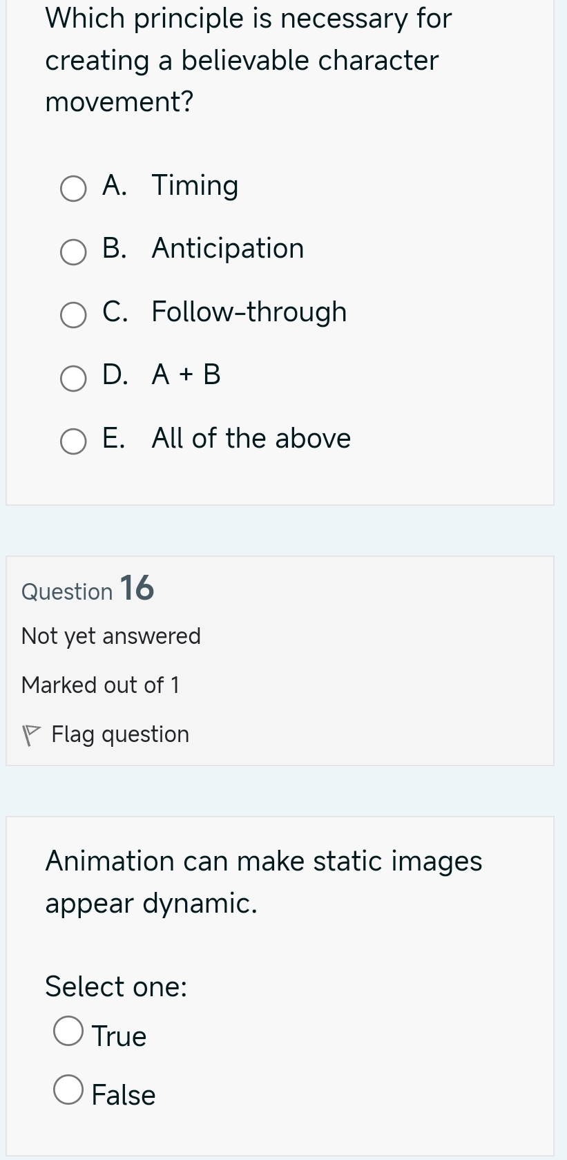Which principle is necessary for creating a