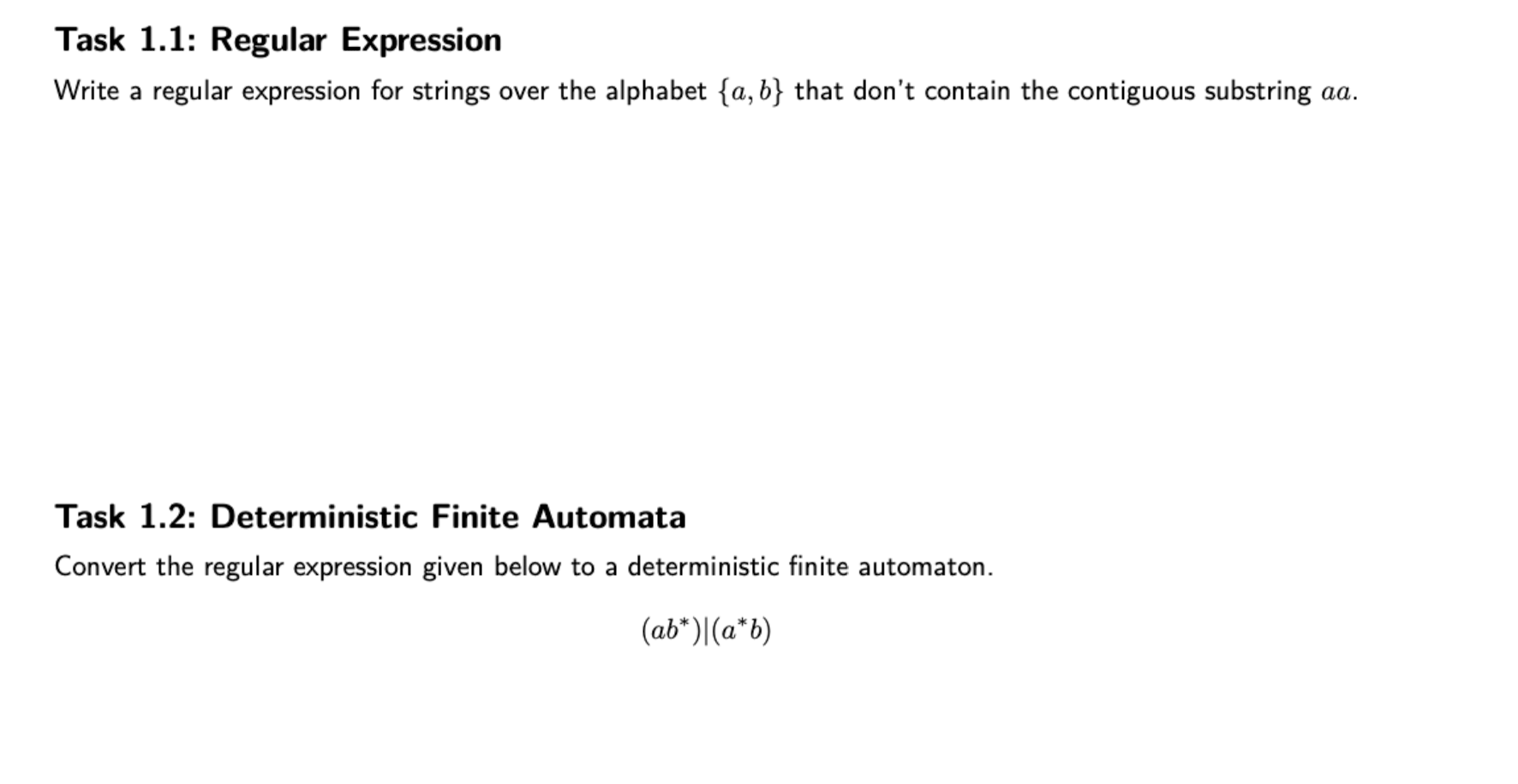 This is Lexical Analysis for Compiler Design Task