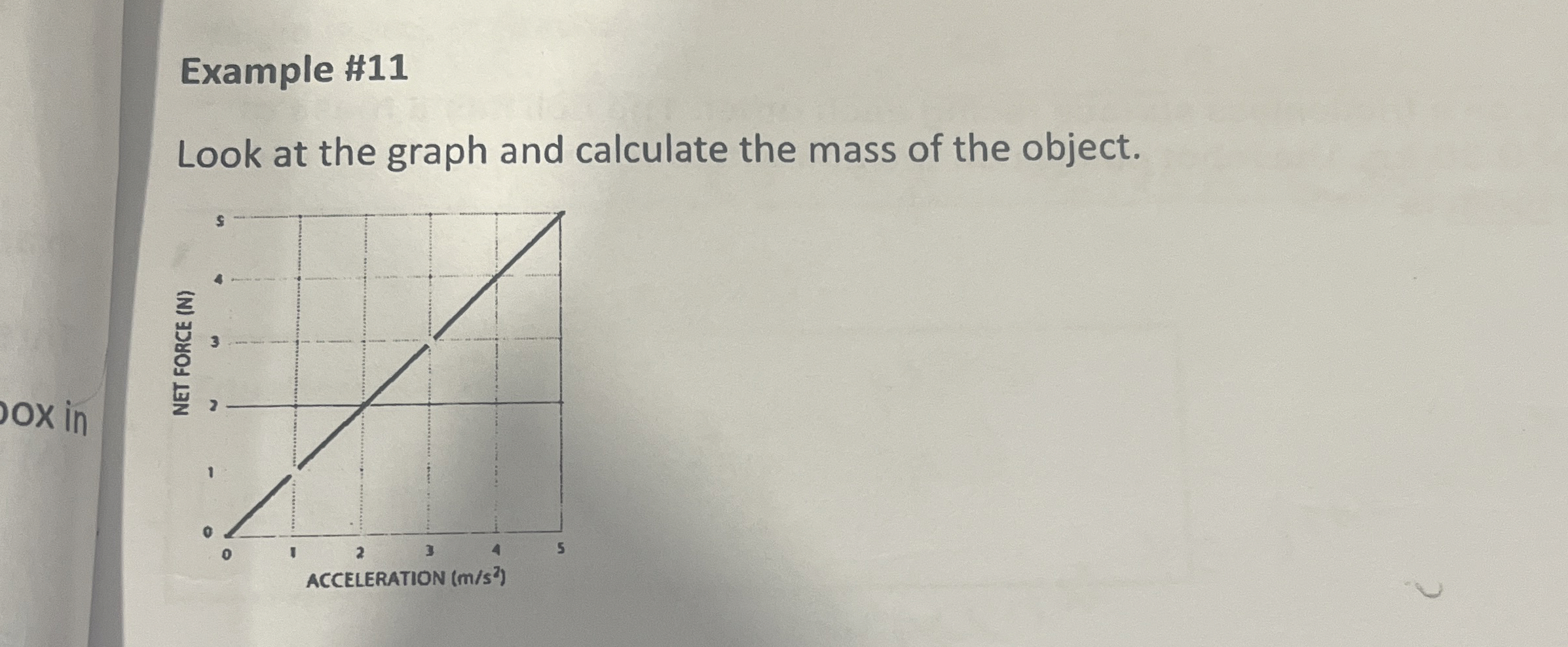 Example # 1 1 Look at the graph and calculate the