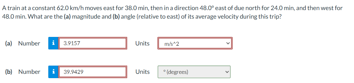 A train at a constant \ ( 6 2 . 0 \ mathrm { ~km