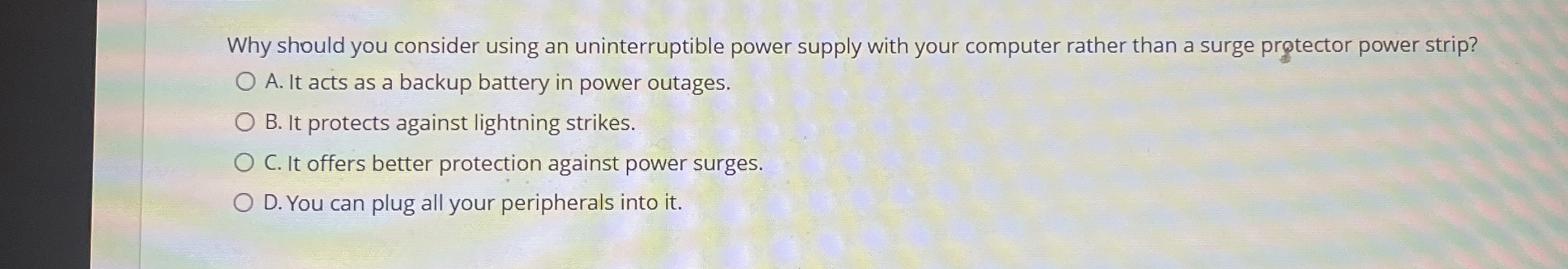 Why should you consider using an uninterruptible