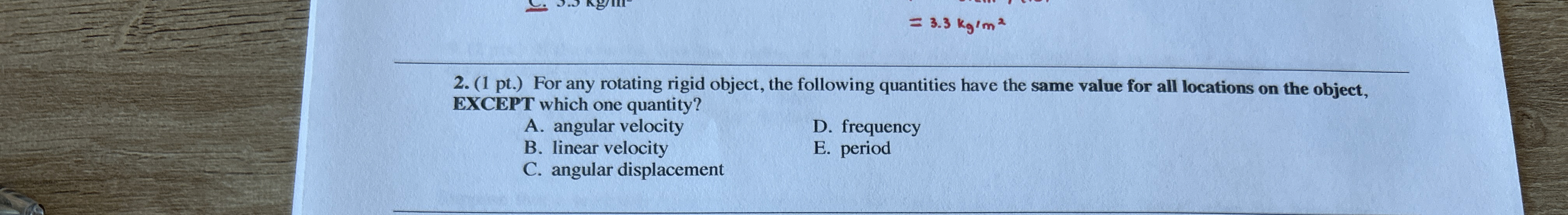 For any rotating rigid object, the following