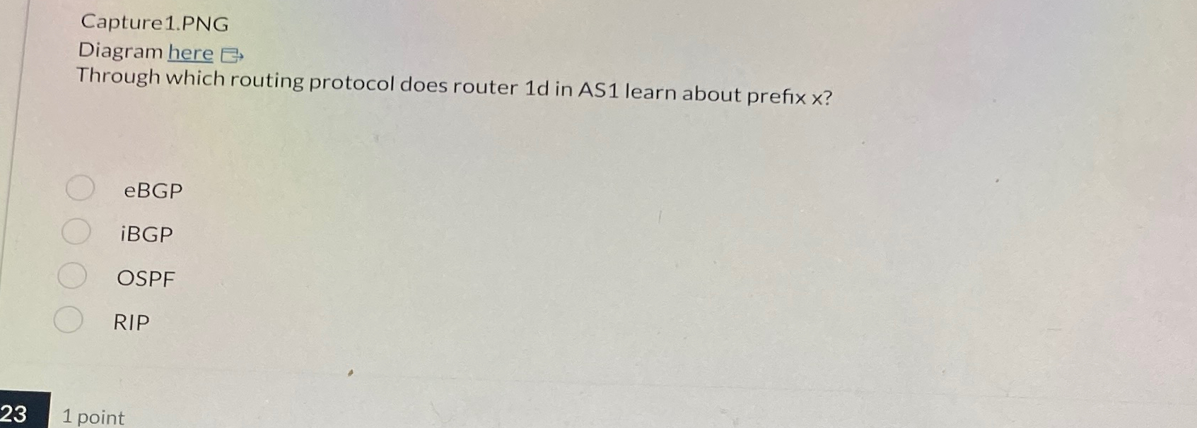 Capture 1 . PNG Through which routing protocol