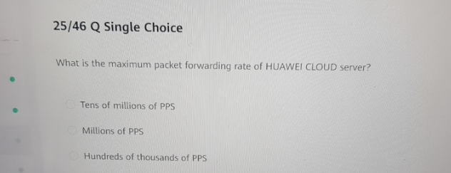 2 5 / 4 6 Q Single Choice What is the maximum