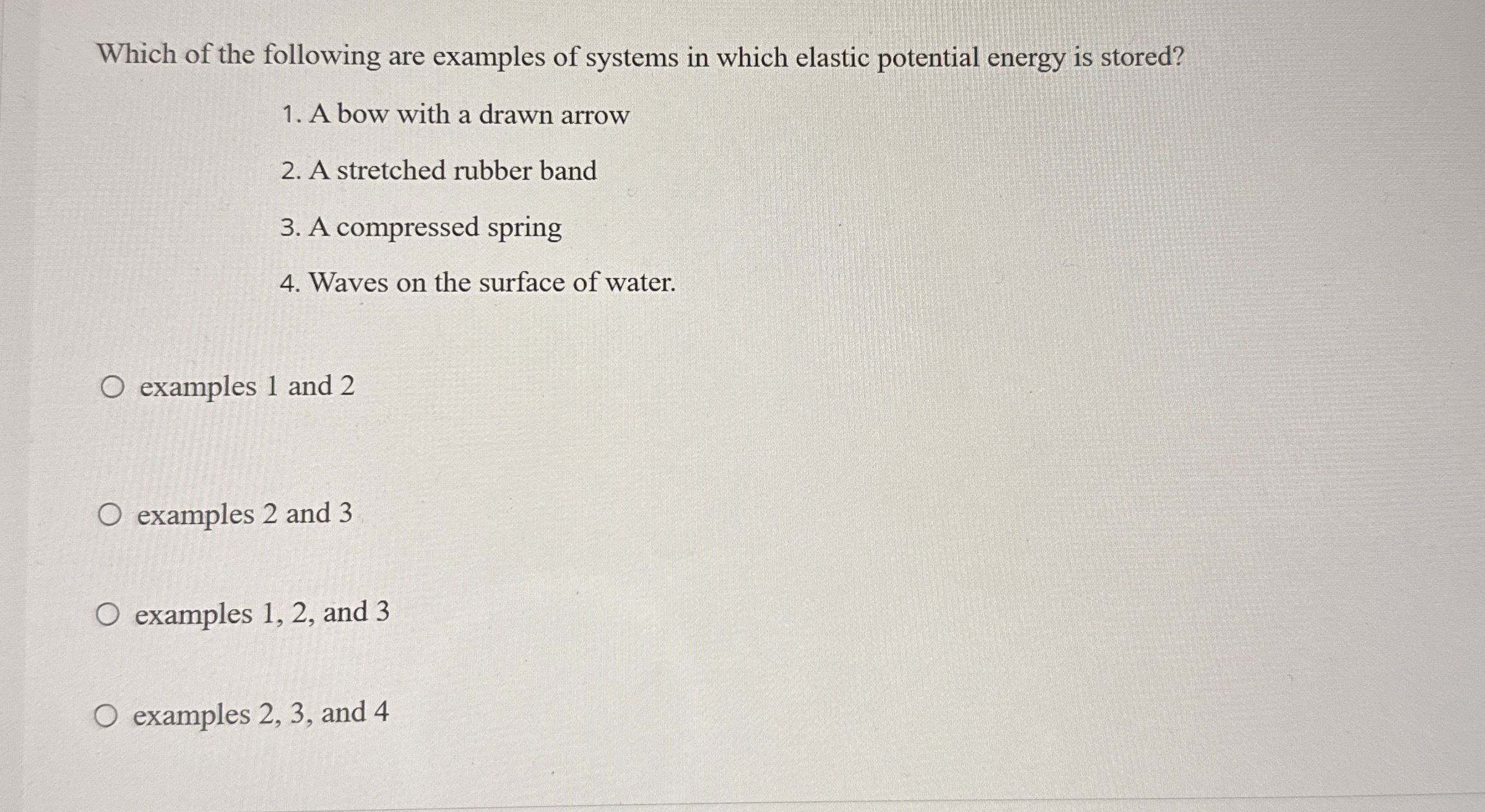 Which of the following are examples of systems in