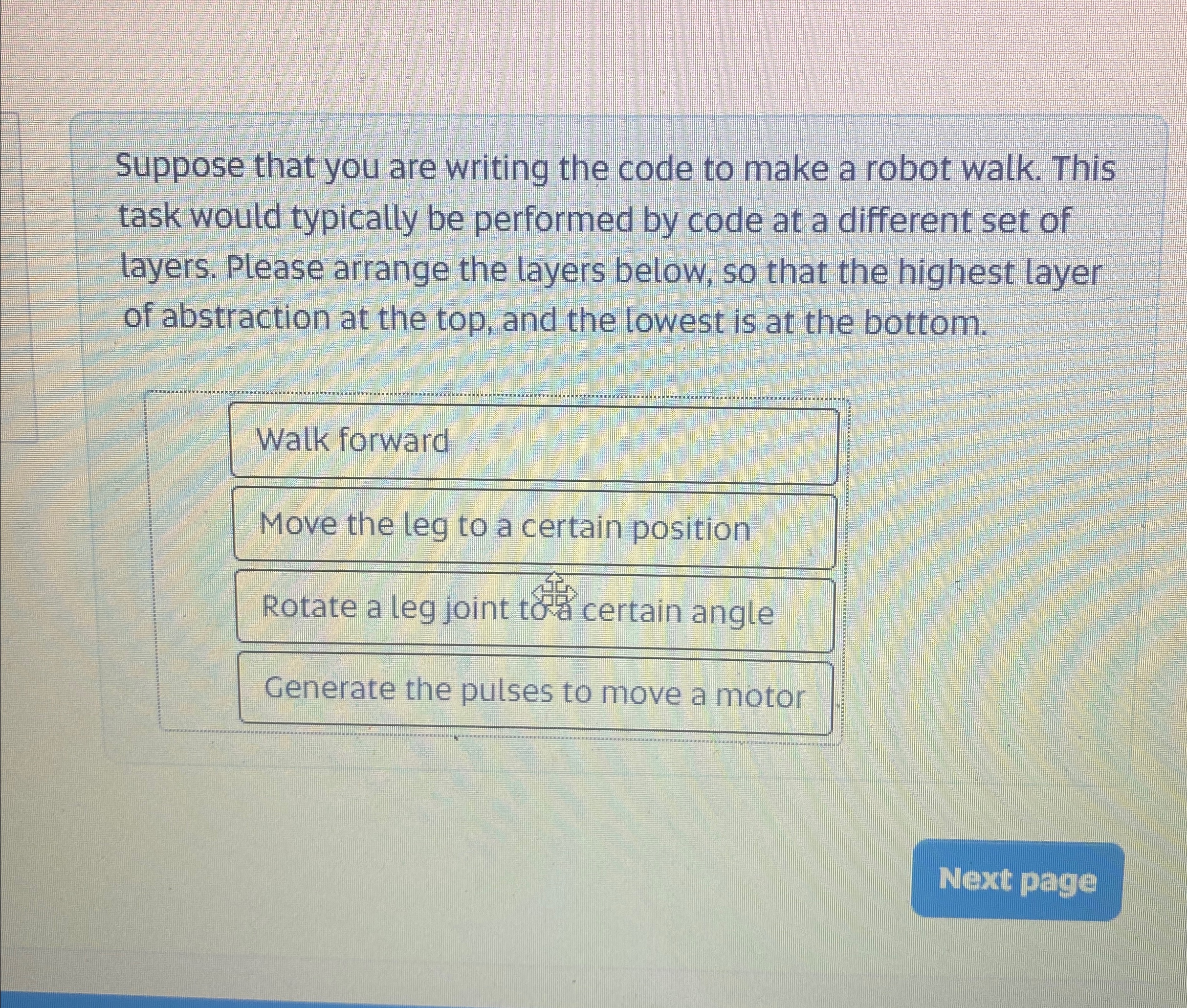 Suppose that you are writing the code to make a