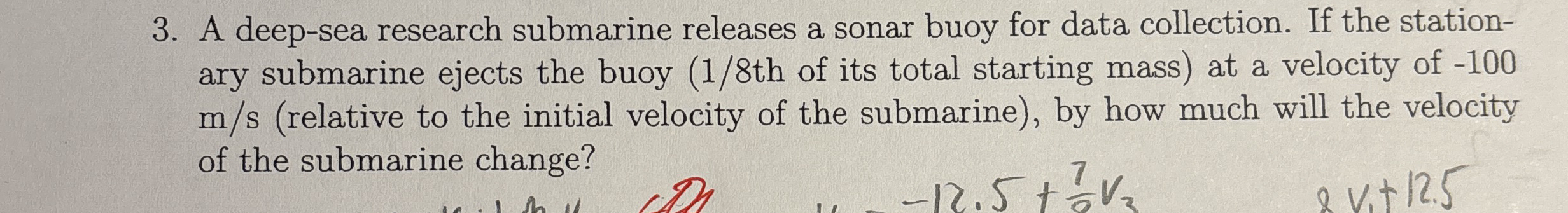 A deep - sea research submarine releases a sonar