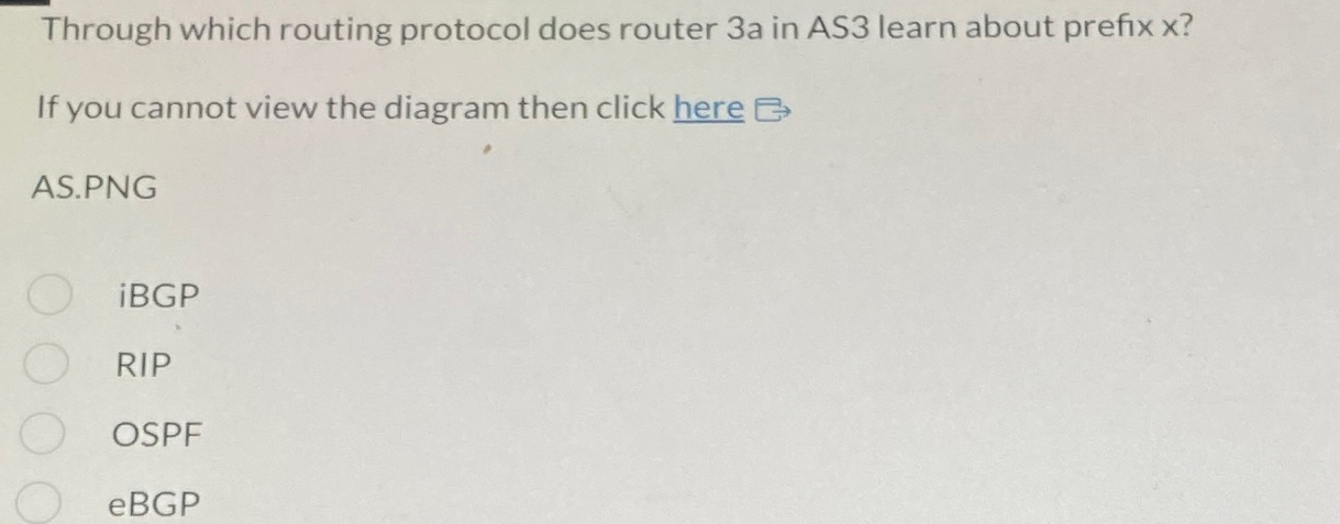 Through which routing protocol does router 3 a in