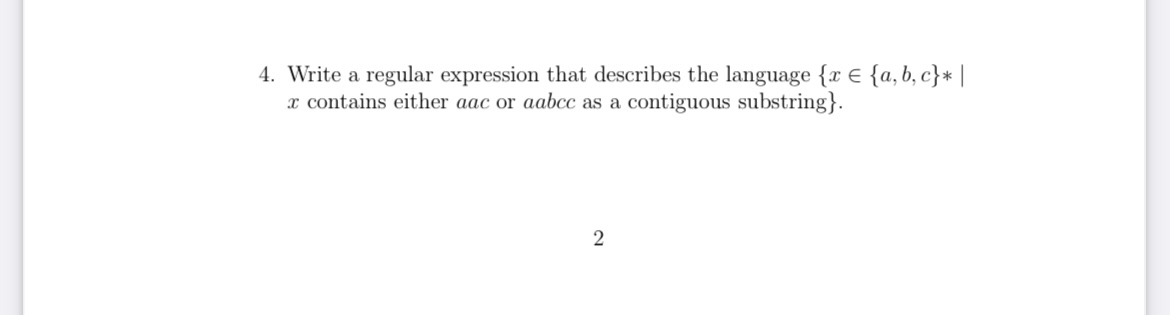 Write a regular expression that describes the
