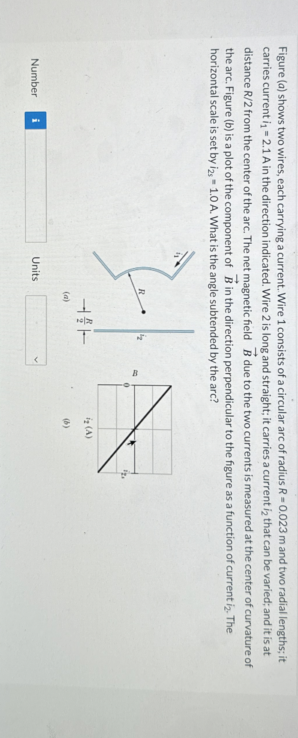 Figure ( a ) shows two wires, each carrying a