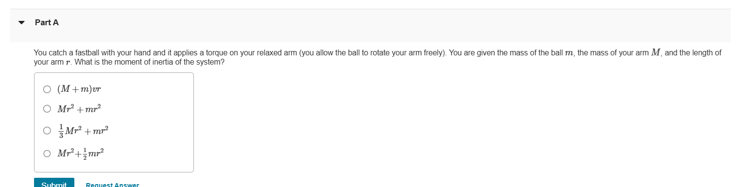 Part A You catch a fastball with your hand and it