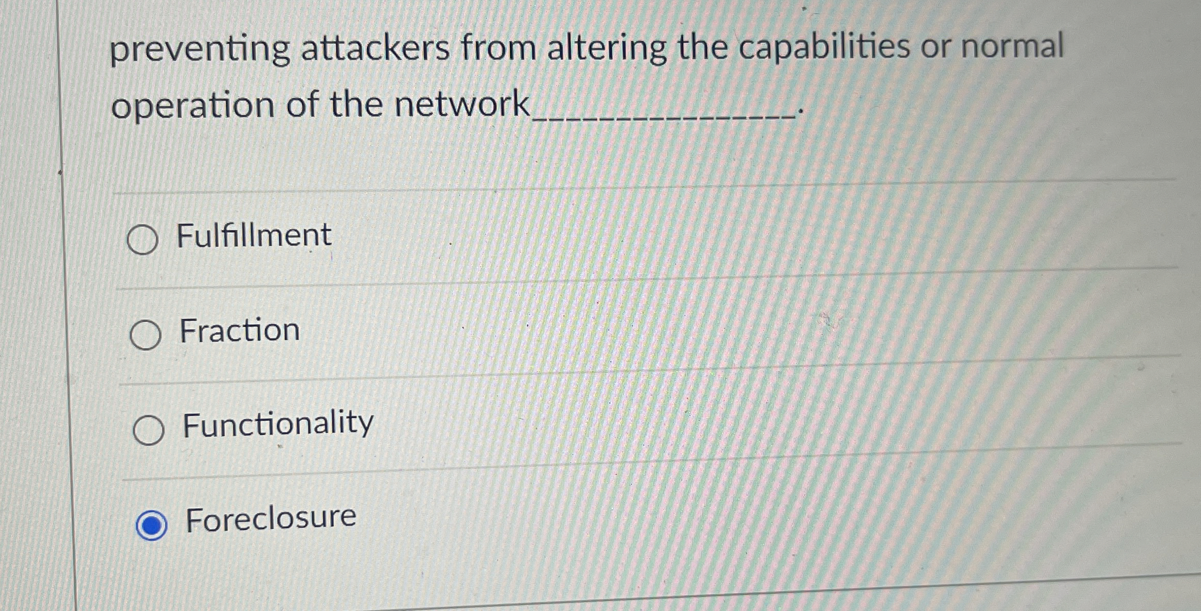 preventing attackers from altering the