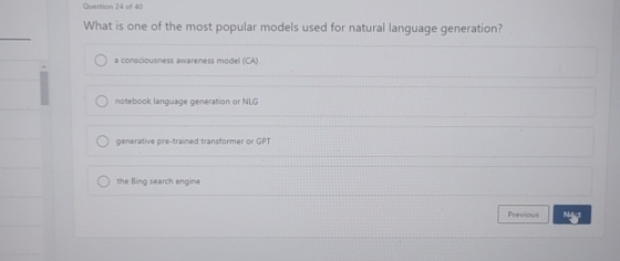 Qurition 2 4 of 4 0 What is one of the most