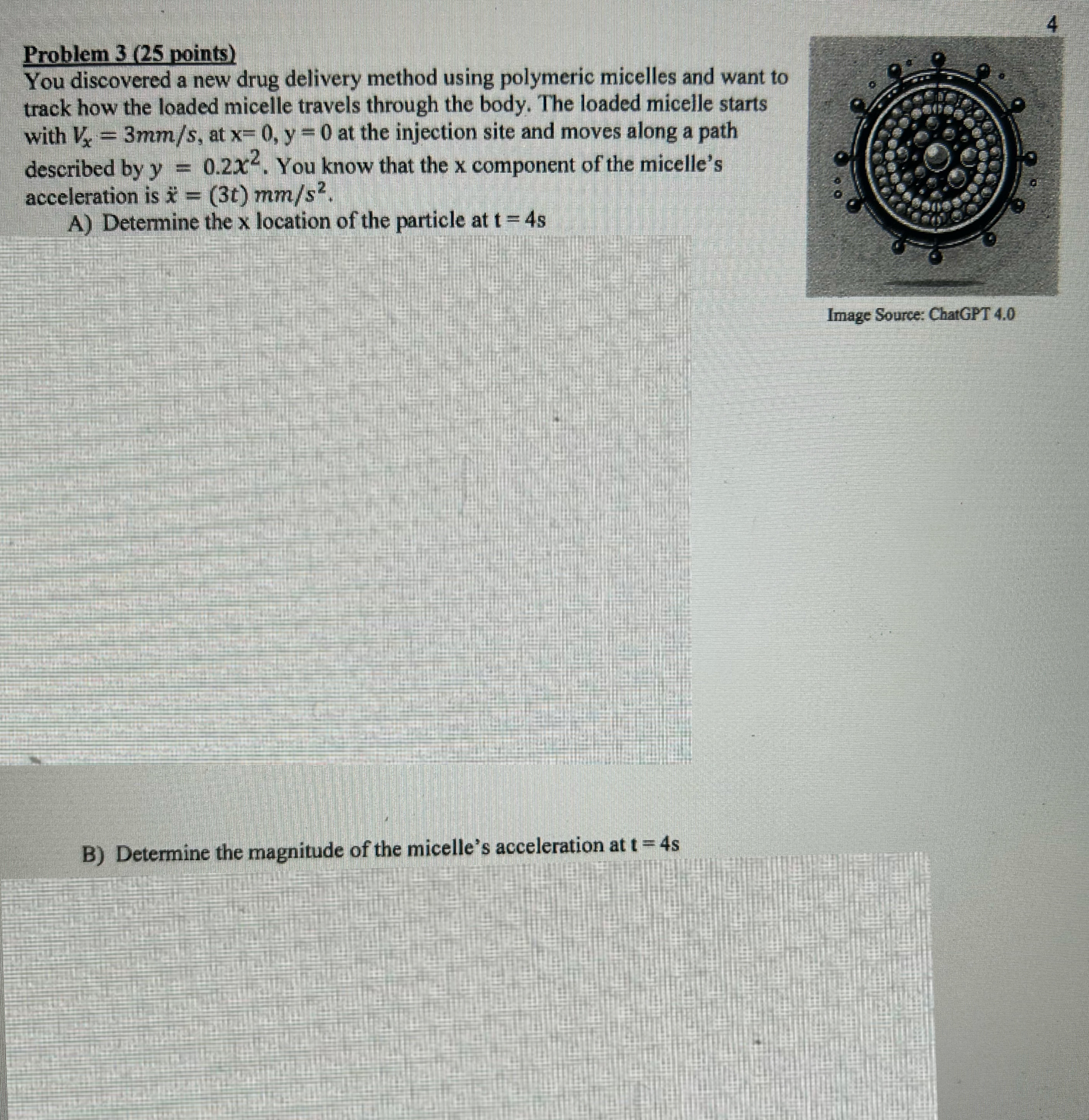 Problem 3 ( 2 5 points ) You discovered a new