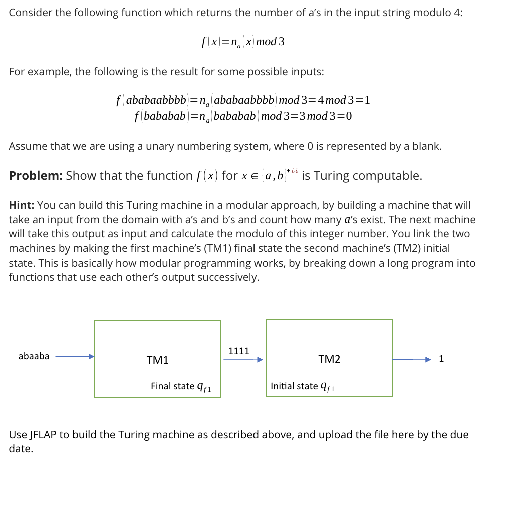 Consider the following function which returns the