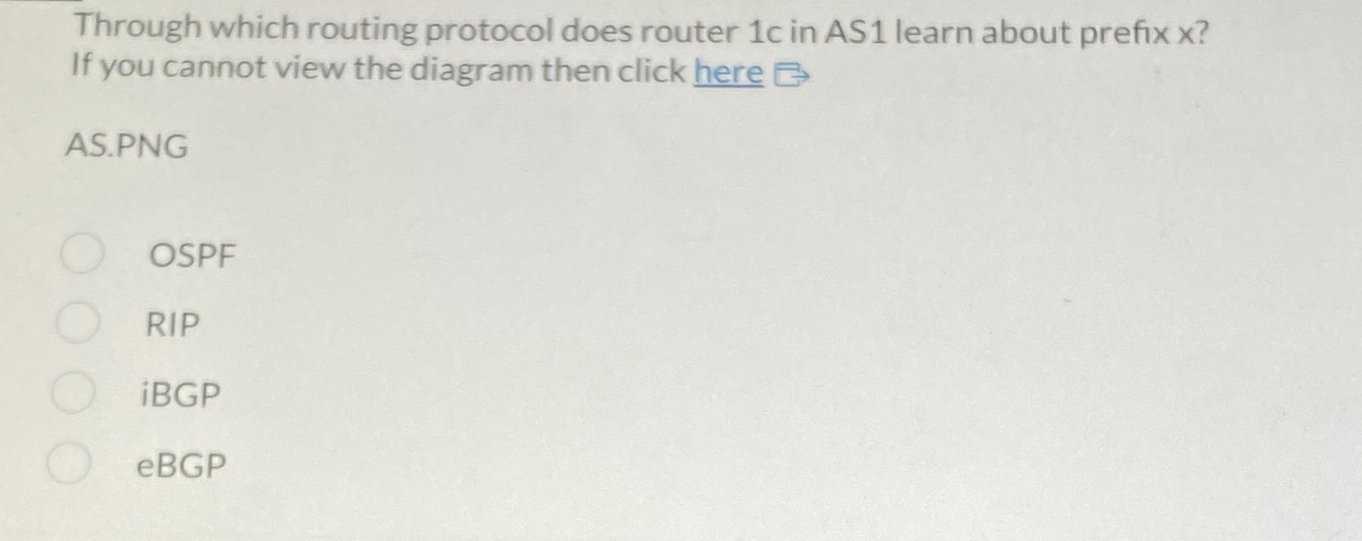 Through which routing protocol does router 1 c in