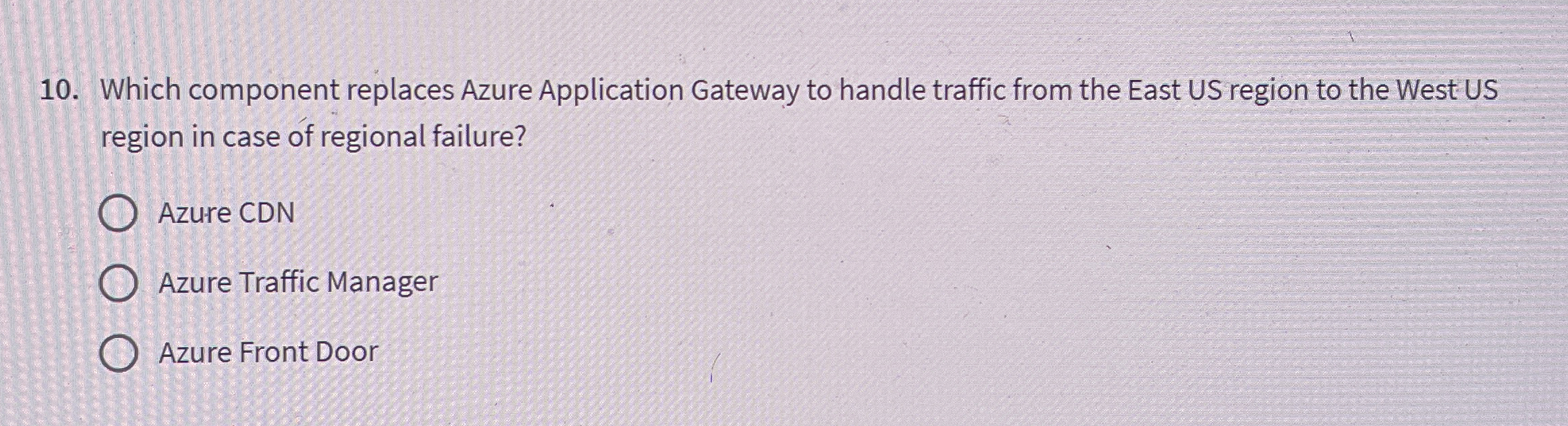 Which component replaces Azure Application