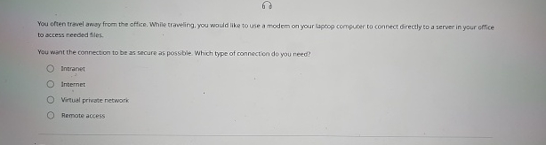 You often travel away from the office. While