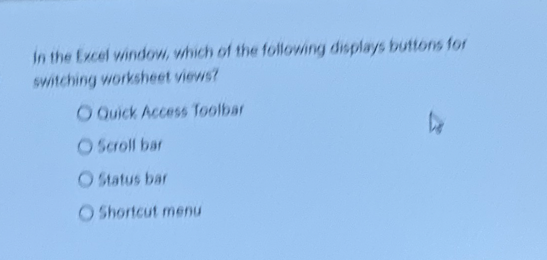 In the Ereel vindow, which of the following