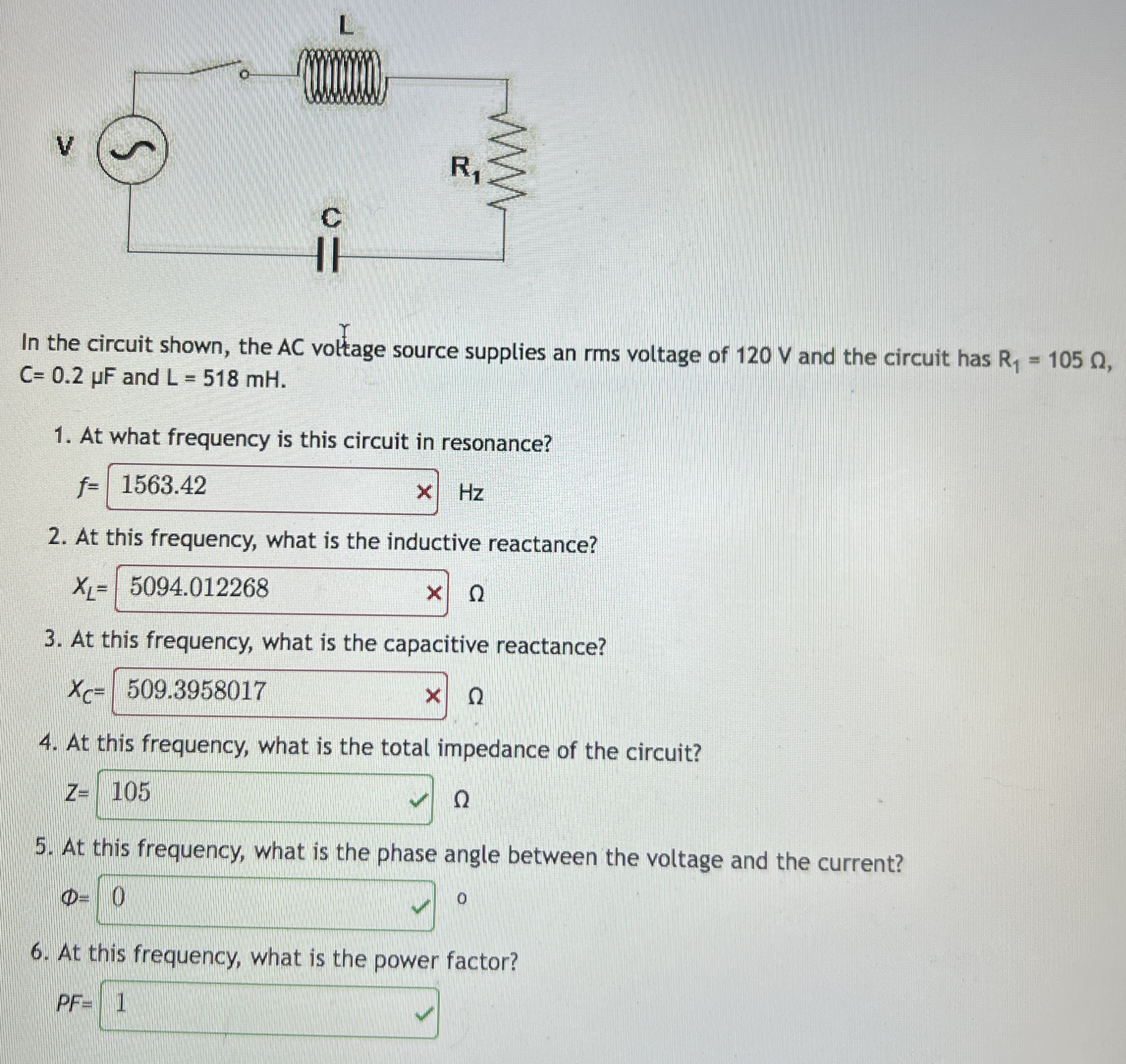 In the circuit shown, the A C voltage source
