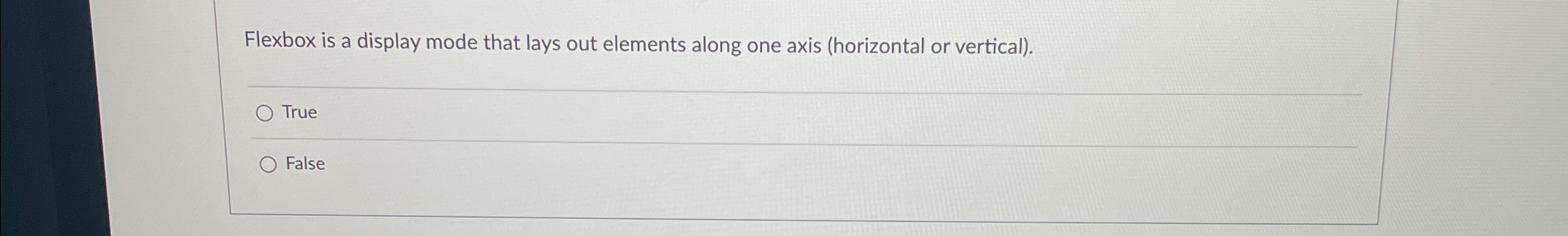 Flexbox is a display mode that lays out elements
