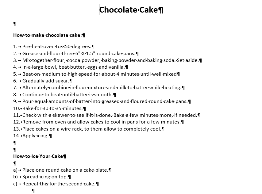 The document shown in the image has which of the