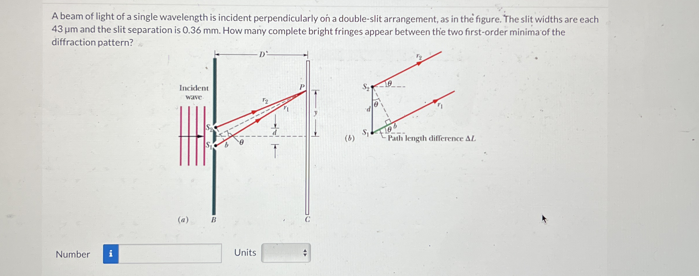 A beam of light of a single wavelength is