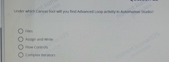 Under which Canvas tool will you find Advanced