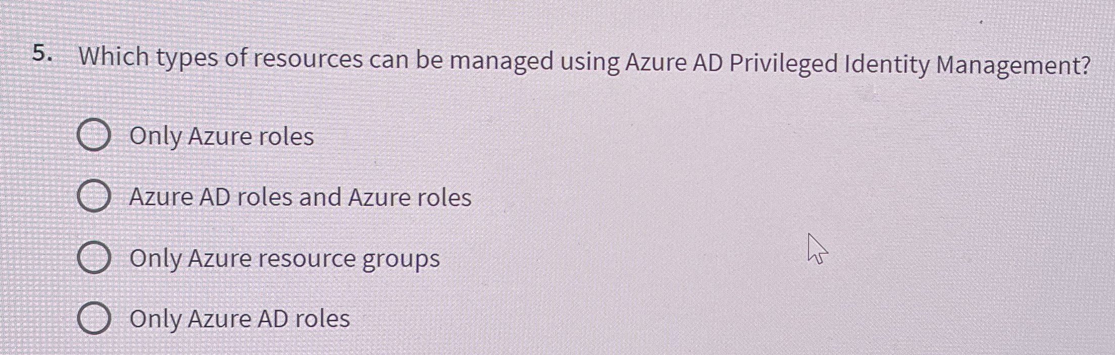 Which types of resources can be managed using