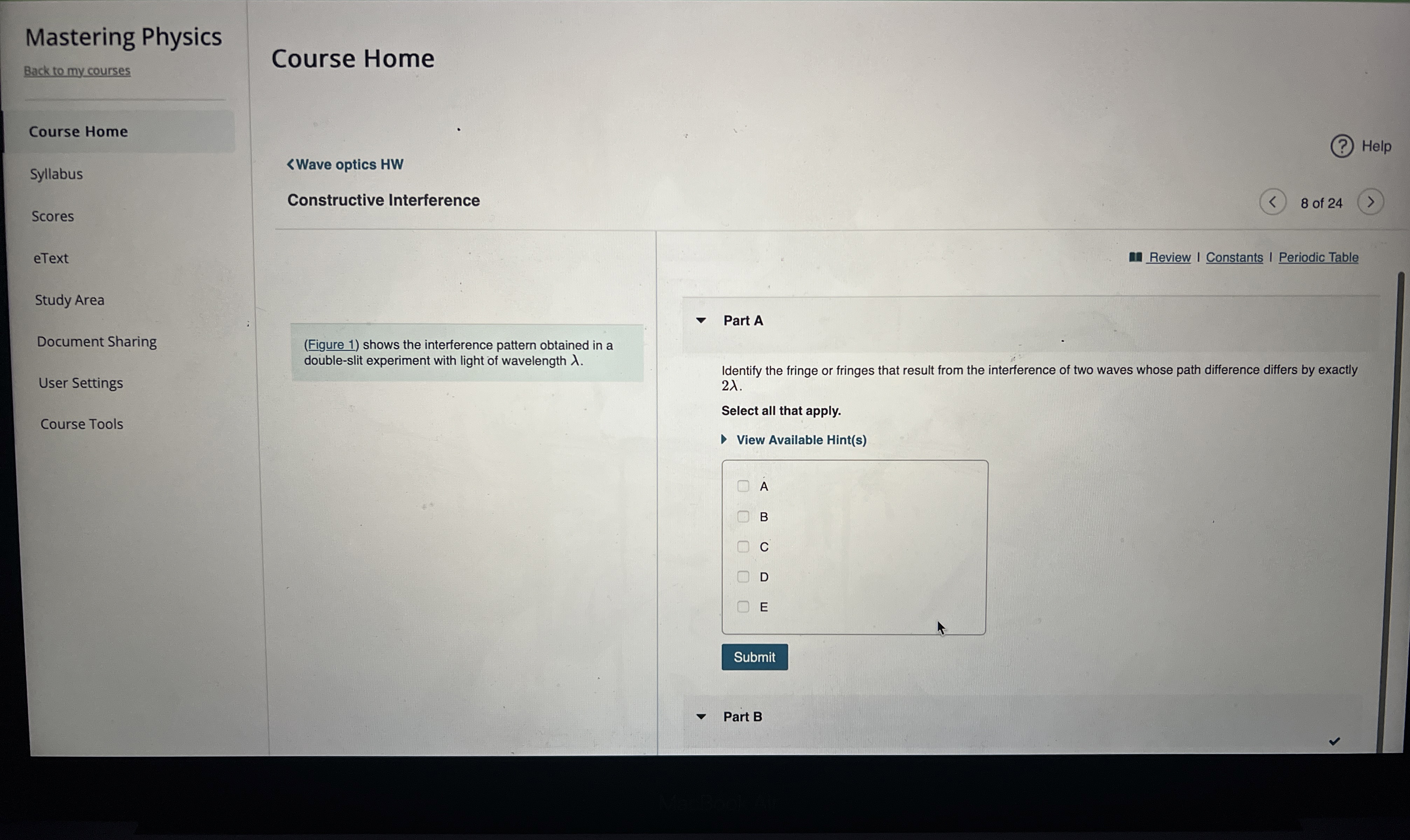 Mastering Physics Back to my courses Course Home