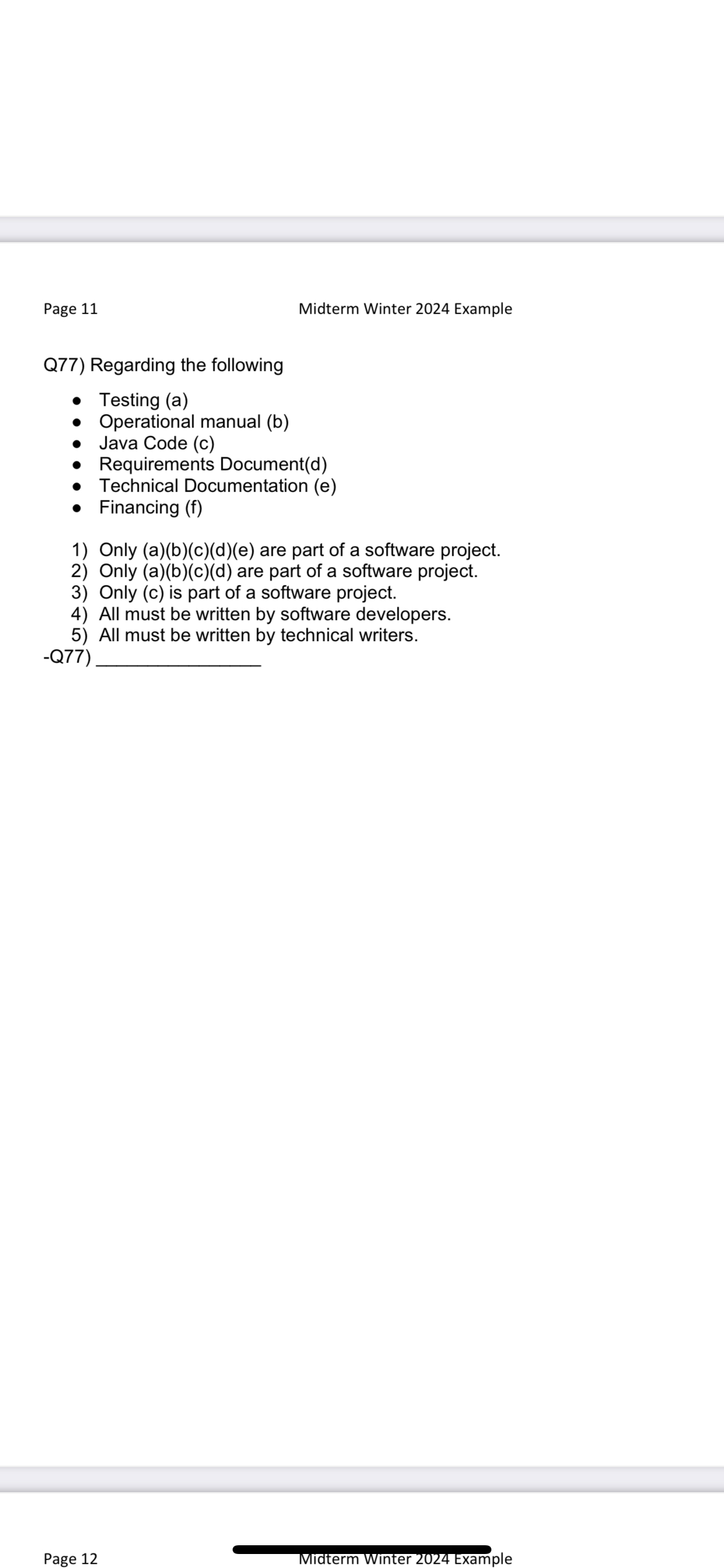 Page 1 1 Midterm Winter 2 0 2 4 Example Q 7 7 )