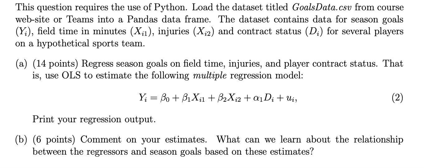 This question requires the use of Python. Load