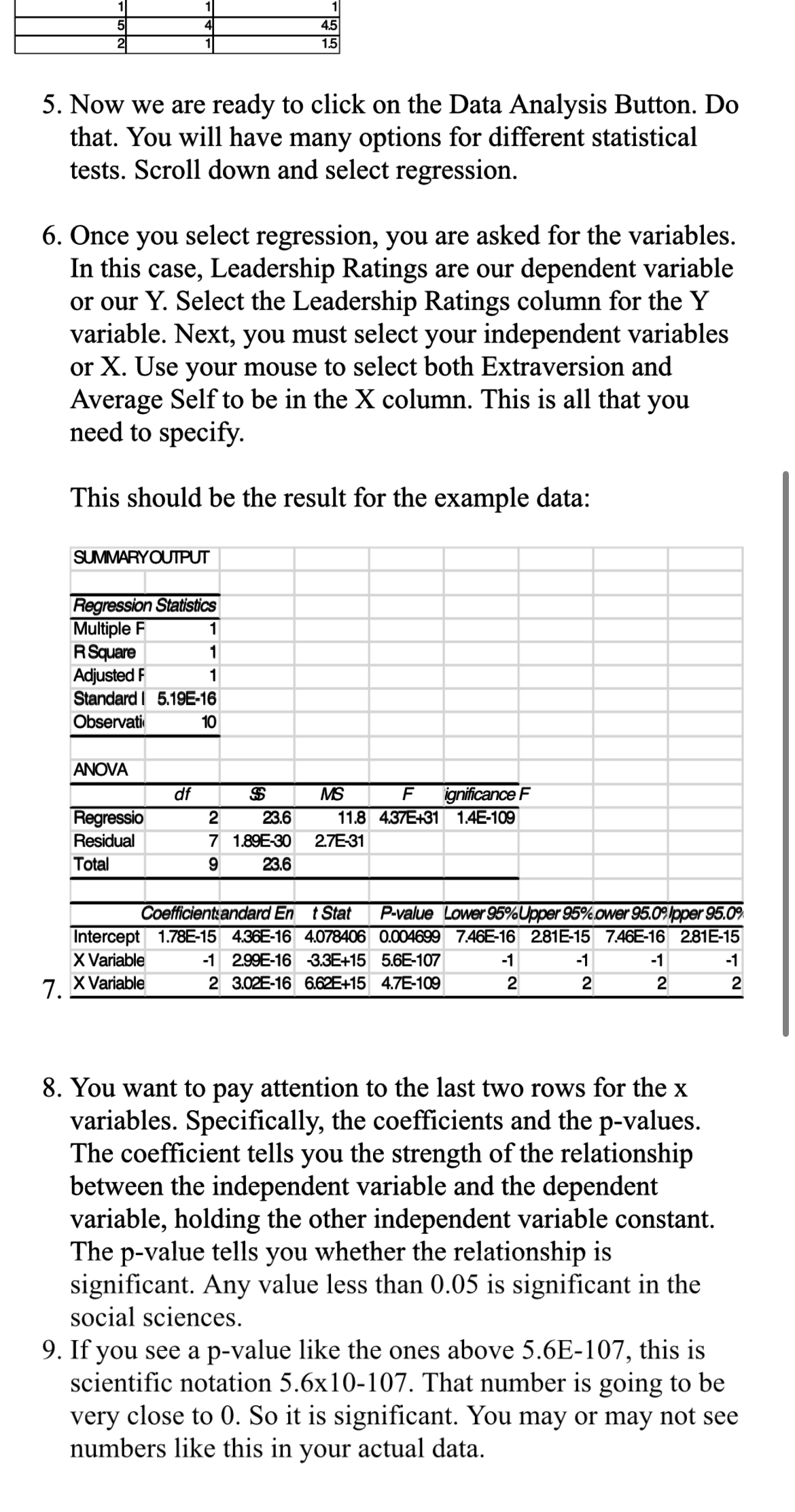 Instructions for Example Data Install the Data