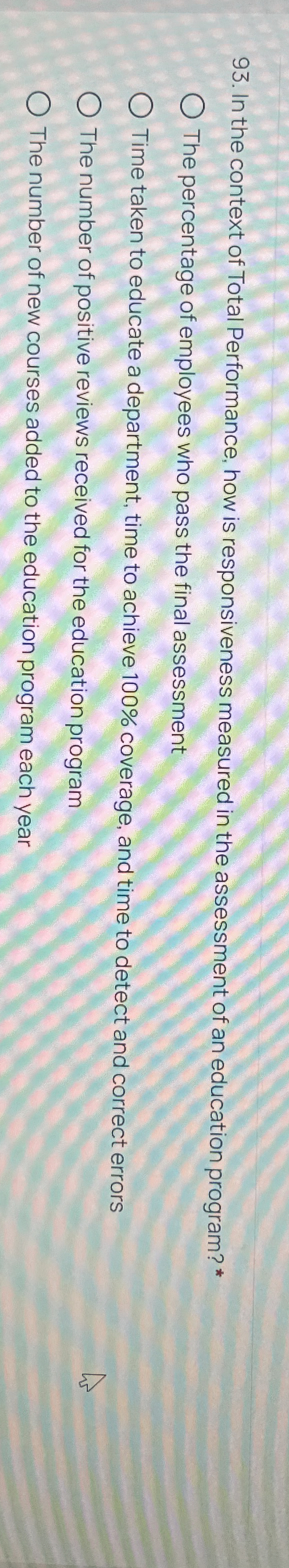 In the context of Total Performance, how is