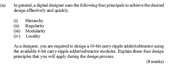 ( a ) In general, a digital designer uses the