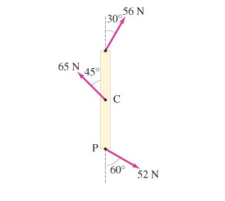 Determine the net torque on the 3 . 5 - mm - long